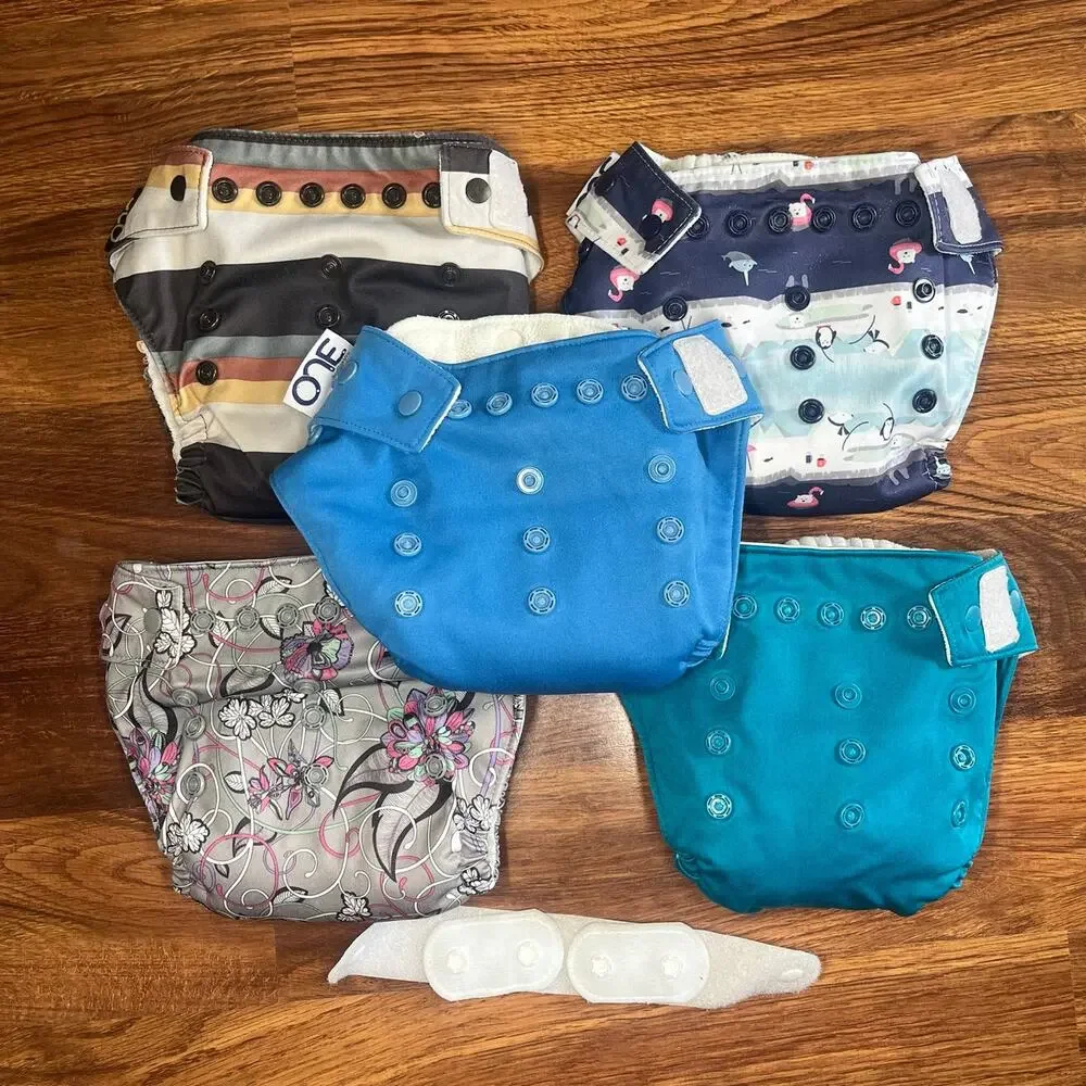 O.N.E. GrowVia Cloth Diapers All In One Reusable Baby Bundle